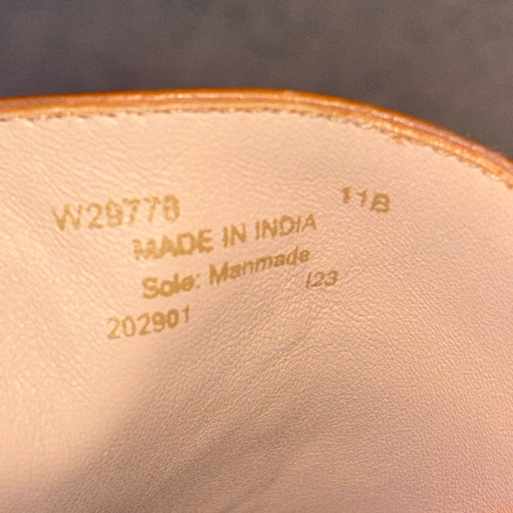 Women’s Tan Leather Loafers Size 11 - Picture 6 of 8